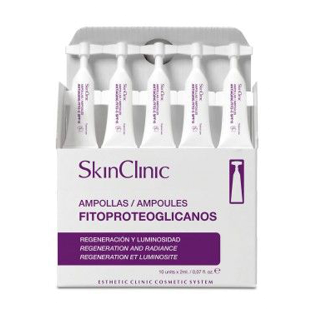 Концентрат-коктейль для обличчя SkinClinic Fitoproteoglicanos з фітопротеогліканами, 10*2 мл